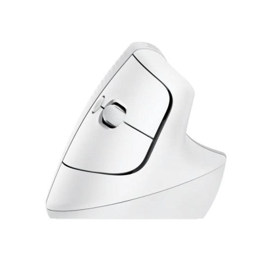 Безжична мишка Logitech Lift Vertical, White