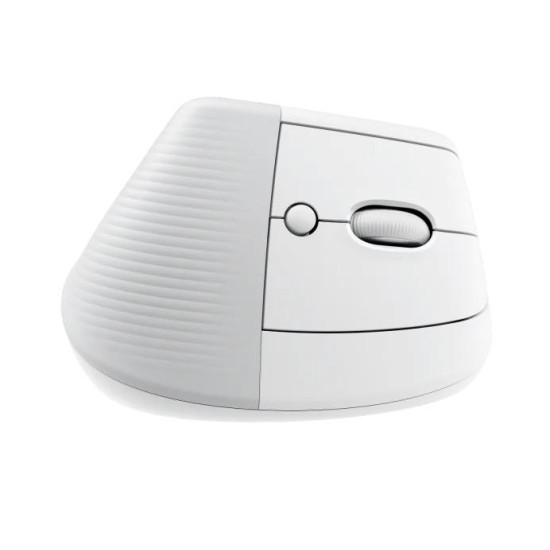 Безжична мишка Logitech Lift Vertical, White
