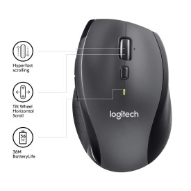 Безжична мишка LOGITECH M705, Marathon/Black