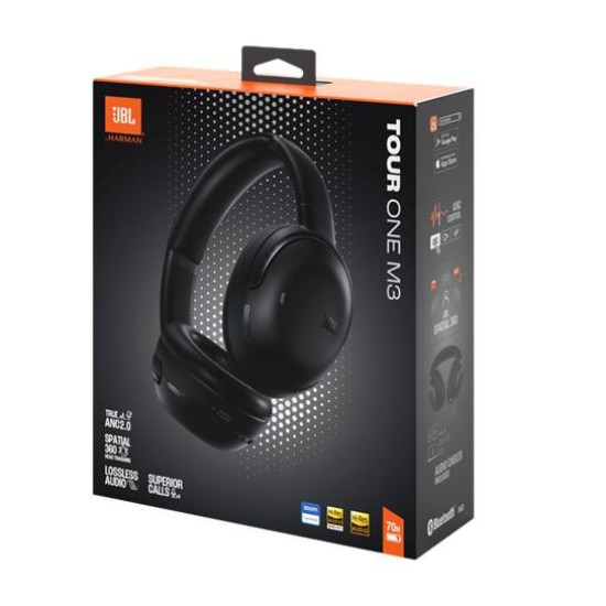 Безжични слушалки JBL Tour One M3, Bluetooth, Black (JBL-TOUR-ONE-M3-BK)