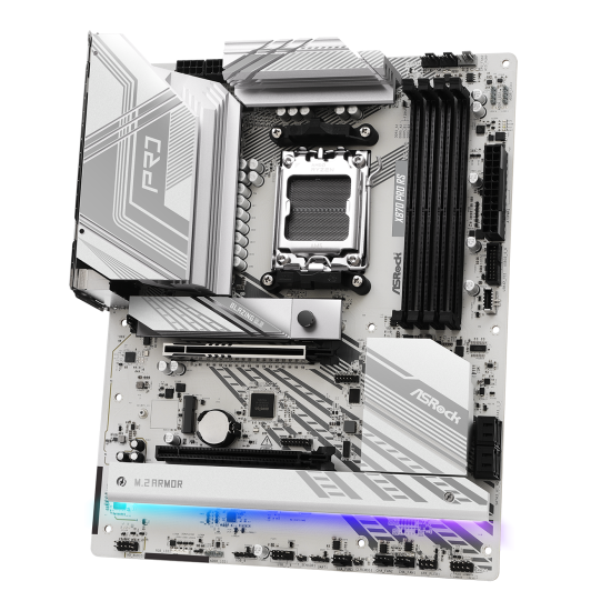 Дънна платка ASROCK X870 PRO RS, ATX, AM5, DDR5, PCIe 5.0