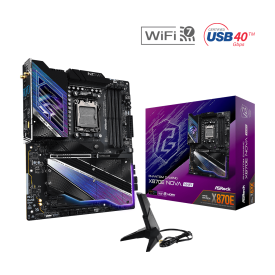 Дънна платка ASROCK X870E PG NOVA WIFI, Socket AM5