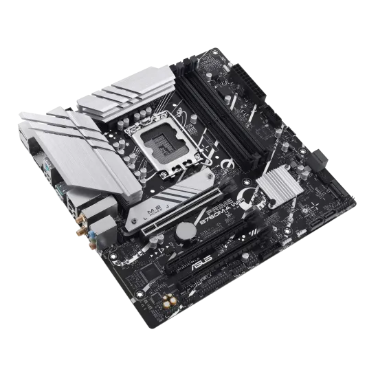 Дънна платка ASUS PRIME B760M-A WIFI, mATX, LGA1700, 4x DDR5, PCIe 4.0