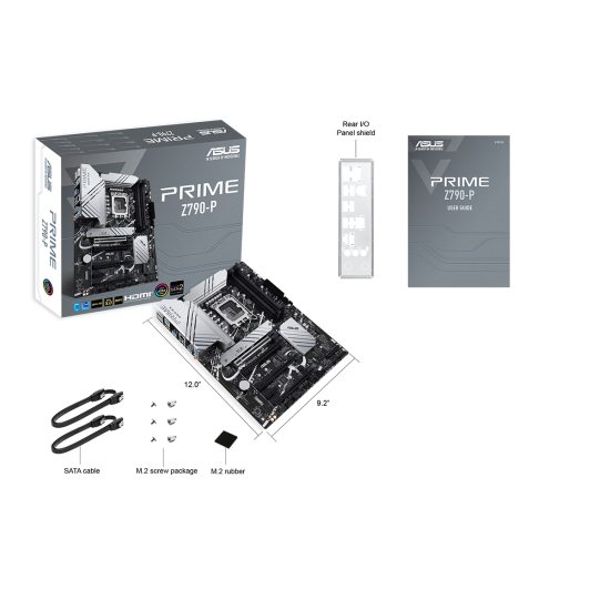 Дънна платка ASUS PRIME Z790-P, LGA1700, ATX, 4x DDR5, PCIe 5.0, NVMe RAID