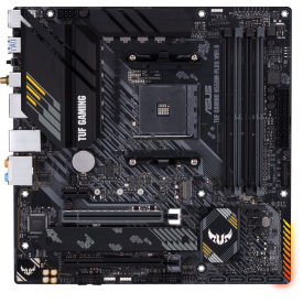 Дънна платка ASUS TUF GAMING B550M-PLUS WIFI II, AMD AM4, micro ATX, 4x DDR4, dual M.2, Wi-Fi 6, PCIe 4.0, Aura Sync RGB