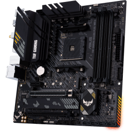 Дънна платка ASUS TUF GAMING B550M-PLUS WIFI II, AMD AM4, micro ATX, 4x DDR4, dual M.2, Wi-Fi 6, PCIe 4.0, Aura Sync RGB