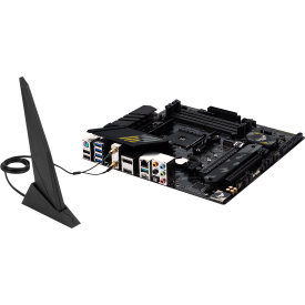 Дънна платка ASUS TUF GAMING B550M-PLUS WIFI II, AMD AM4, micro ATX, 4x DDR4, dual M.2, Wi-Fi 6, PCIe 4.0, Aura Sync RGB