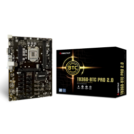 Дънна платка BIOSTAR TB360-BTC PRO 2.0, ATX,  LGA1151, DDR4
