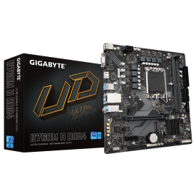 Дънна платка GIGABYTE B760M, Socket LGA1700, mATX, 2x DDR4, PCIe 4.0