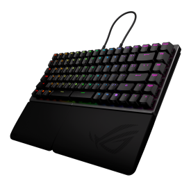 Безжична клавиатура ASUS ROG Falcata, 75%, ROG HFX V2 Magnetic Switch, RGB, 8000Hz, Black (90MP043H-BKUA20)