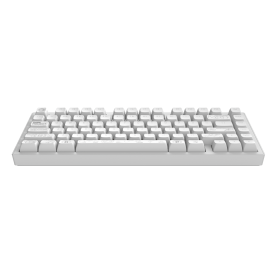 Безжична клавиатура Dark Project ALU81A Terra Nova, White, RGB