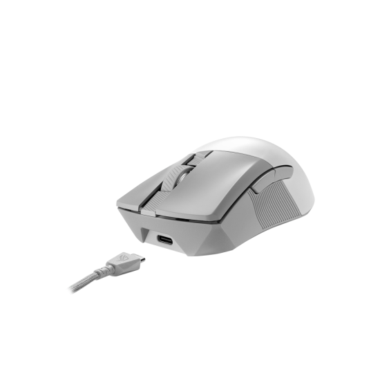 Безжична мишка ASUS ROG Gladius III Wireless AimPoint, White