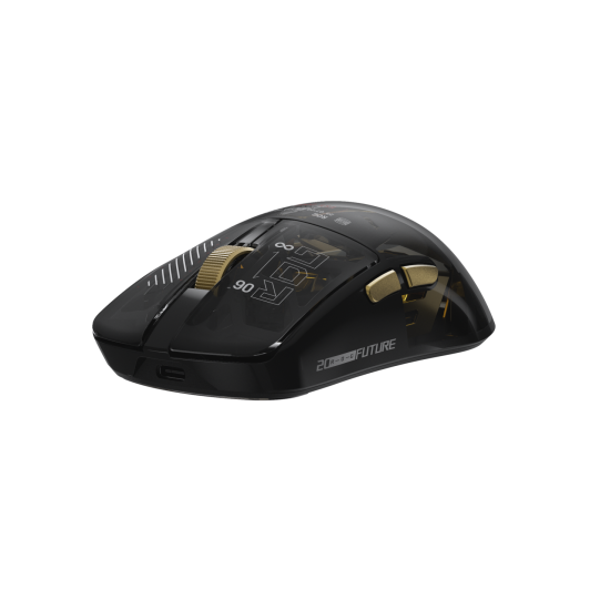 Безжична мишка ASUS ROG Harpe II Extreme Edition 20, 65000 DPI, 8000Hz, Black/White (90MP04Q0-BMUA00)