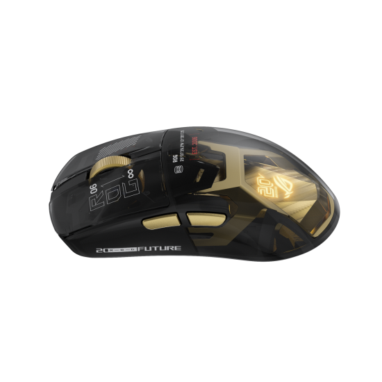 Безжична мишка ASUS ROG Harpe II Extreme Edition 20, 65000 DPI, 8000Hz, Black/White (90MP04Q0-BMUA00)