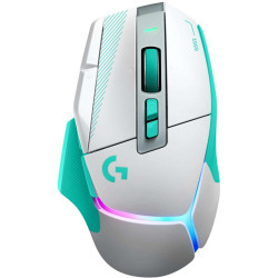 Безжична мишка Logitech G502 X Plus Lightspeed, 44000 DPI, 1000Hz, RGB, Mint (910-007819)