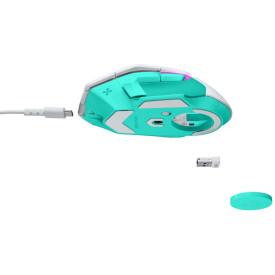 Безжична мишка Logitech G502 X Plus Lightspeed, 44000 DPI, 1000Hz, RGB, Mint (910-007819)
