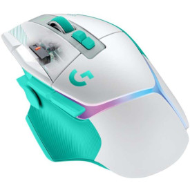 Безжична мишка Logitech G502 X Plus Lightspeed, 44000 DPI, 1000Hz, RGB, Mint (910-007819)