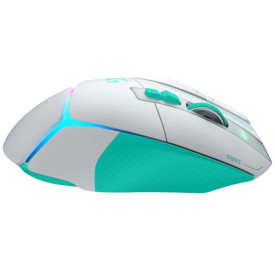 Безжична мишка Logitech G502 X Plus Lightspeed, 44000 DPI, 1000Hz, RGB, Mint (910-007819)