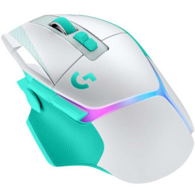 Безжична мишка Logitech G502 X Plus Lightspeed, 44000 DPI, 1000Hz, RGB, Mint (910-007819)
