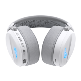 Безжични слушалки ASUS ROG Pelta White, USB-C, Aura Sync RGB, Bluetooth, USB-C, White