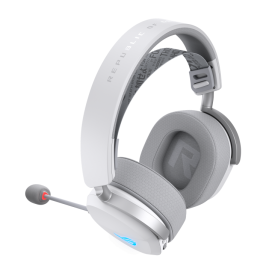 Безжични слушалки ASUS ROG Pelta White, USB-C, Aura Sync RGB, Bluetooth, USB-C, White