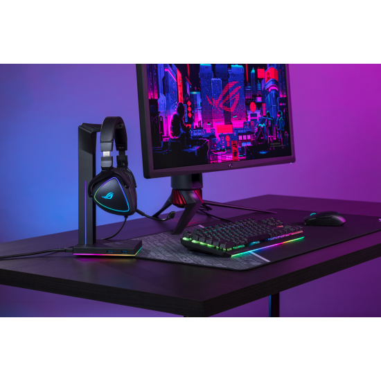 Слушалки ASUS ROG Delta S, USB-C, Aura Sync RGB, Black