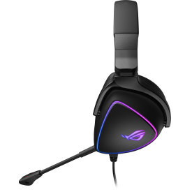 Слушалки ASUS ROG Delta S, USB-C, Aura Sync RGB, Black