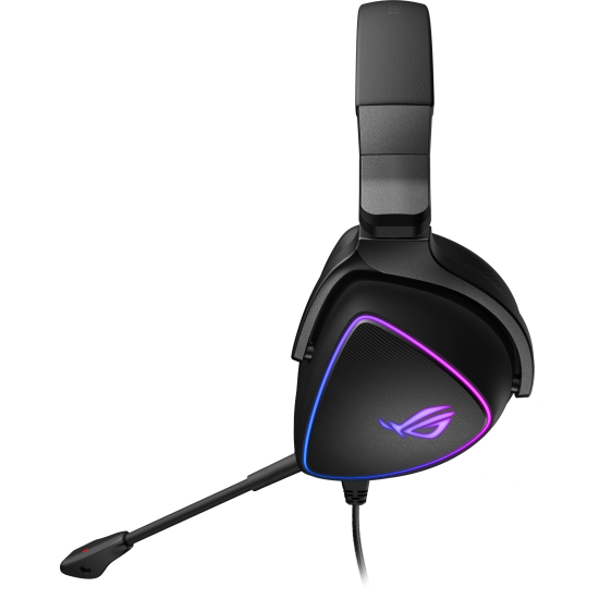 Слушалки ASUS ROG Delta S, USB-C, Aura Sync RGB, Black