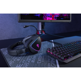 Слушалки ASUS ROG Delta S, USB-C, Aura Sync RGB, Black