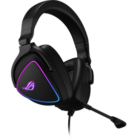 Слушалки ASUS ROG Delta S, USB-C, Aura Sync RGB, Black