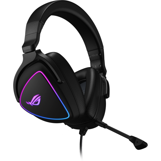Слушалки ASUS ROG Delta S, USB-C, Aura Sync RGB, Black