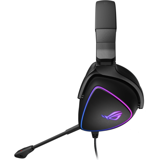 Слушалки ASUS ROG Delta S, USB-C, Aura Sync RGB, Black