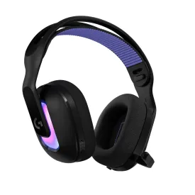 Безжични слушалки Logitech G522 Lightspeed Wireless RGB, Mic, USB, Black