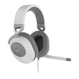 Слушалки CORSAIR HS65 Surround, с микрофон, White (CA-9011271-EU)