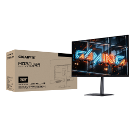 Монитор GIGABYTE MO32U24, 31.5 инча QD-OLED, 4K UHD (3840 x 2160), 240Hz, 0.03 ms