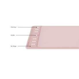 Графичен таблет HUION Inspiroy 2 S, 5080 LPI, Pink