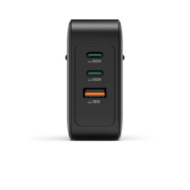 Зарядно HAMA, 100W, GaN, 2x USB-C, 1x USB-A, PD