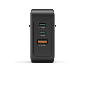 Зарядно HAMA, 100W, GaN, 2x USB-C, 1x USB-A, PD