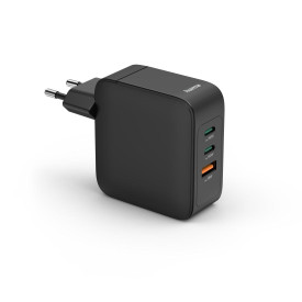 Зарядно HAMA, 100W, GaN, 2x USB-C, 1x USB-A, PD