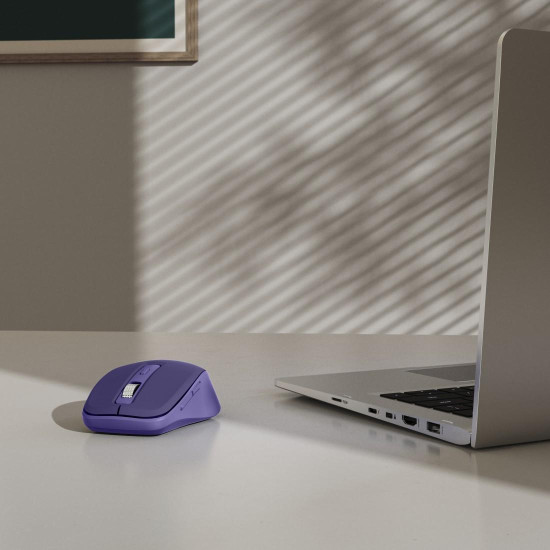 Безжична мишка HAMA WM-450, 2.4 GHz/Bluetooth, 7 бутона, Purple