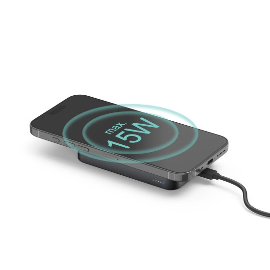 Външна батерия HAMA Qi2, 10000mAh, USB-C