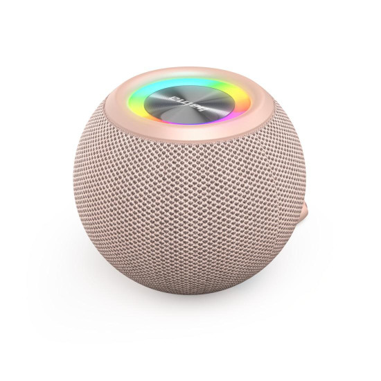Преносима тонколона HAMA Ball Shape Speaker, 5 светлинни режима, 5W, Pink