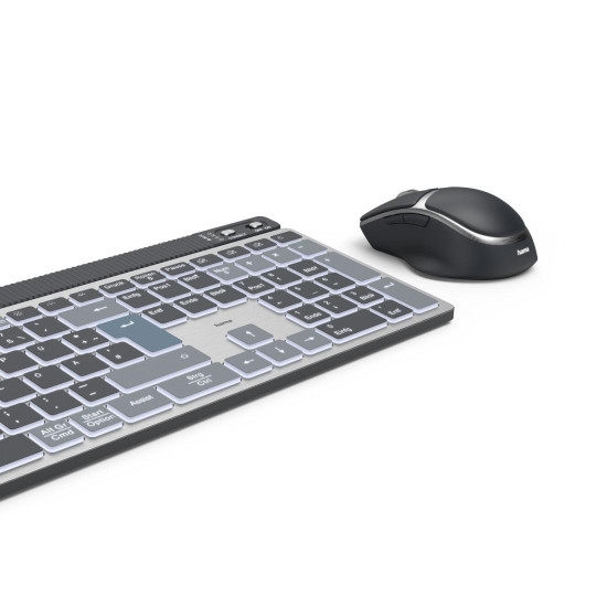 Комплект клавиатура и мишка HAMA WKM-750, HAMA-173069, Bluetooth/2.4 GHz