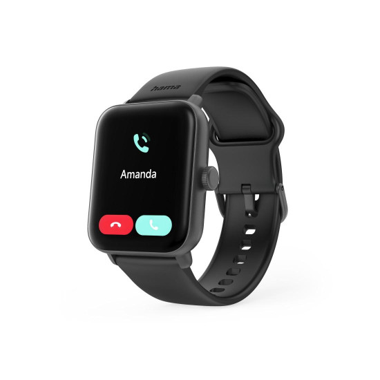 Смарт часовник HAMA 6010, GPS, TFT 1.65 инча, 49 мм, Pulse Sensor, Bluetooth 5.3, Black