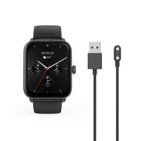 Смарт часовник HAMA 6010, GPS, TFT 1.65 инча, 49 мм, Pulse Sensor, Bluetooth 5.3, Black