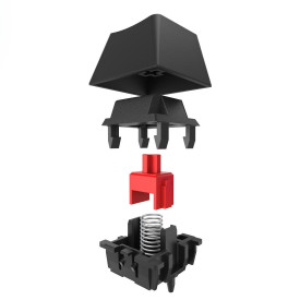 Клавиатура HAMA uRage Exodus 860 Mechanical, HAMA-186076, Red Switch, USB, Black