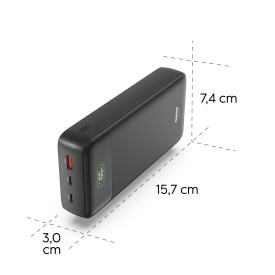 Външна батерия HAMA PD27-W65 201781, 27000 mAh, 2x USB-C, 1x USB-A, Fast Charging