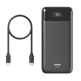 Външна батерия HAMA PD27-W65 201781, 27000 mAh, 2x USB-C, 1x USB-A, Fast Charging