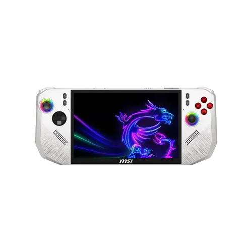 Портативна конзола MSI CLAW A8 BZ2EM-058GR - 8-инча IPS FHD+, 120Hz, VRR, 24GB LPDDR5x, 1TB SSD, Windows 11 Home, Polar Tempest