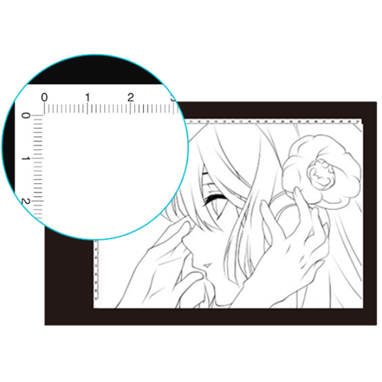 Светеща LED подложка за рисуване HUION LED Light Pad L4S, USB, Black